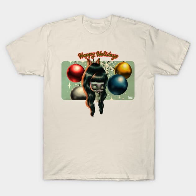 Happy Weird Holidays T-Shirt by Kurono 